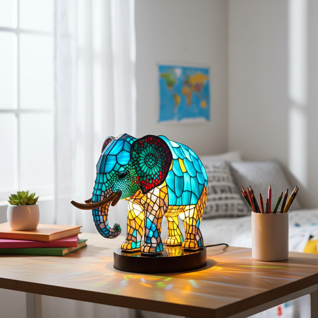Lampe Artisanale – Noa Dazzling Elephant