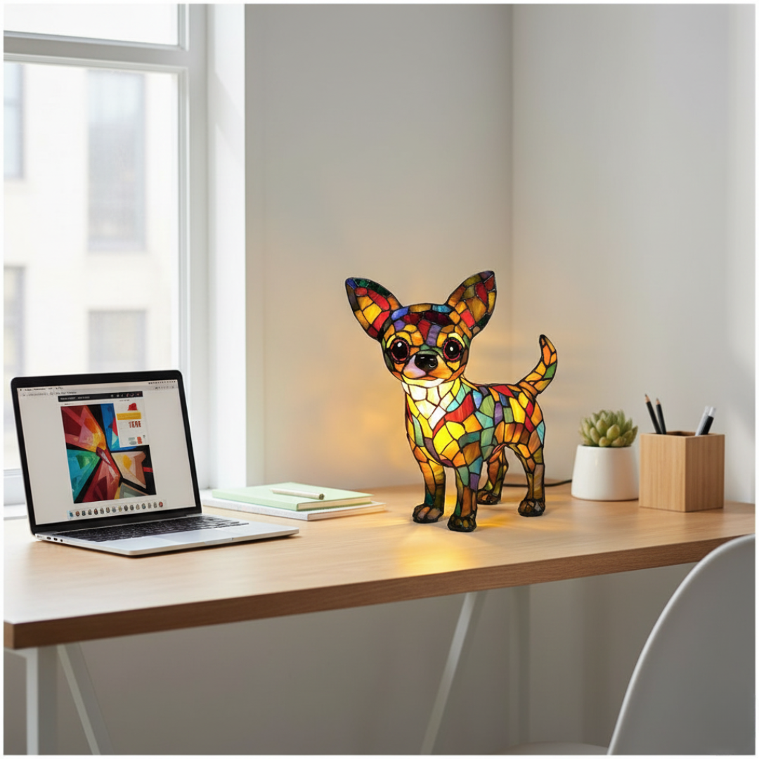 Handgemachte Lampe – Life with a Chihuahua: Eine Geschichte von Liebe und Freundschaft