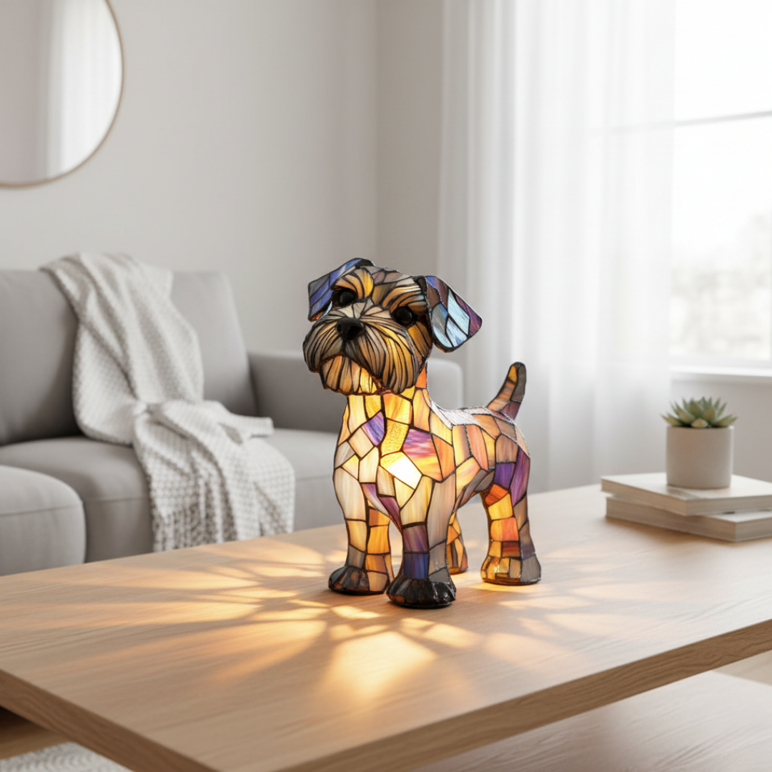 Handgemachte Lampe – Terrier-Widerstandsfähigkeit