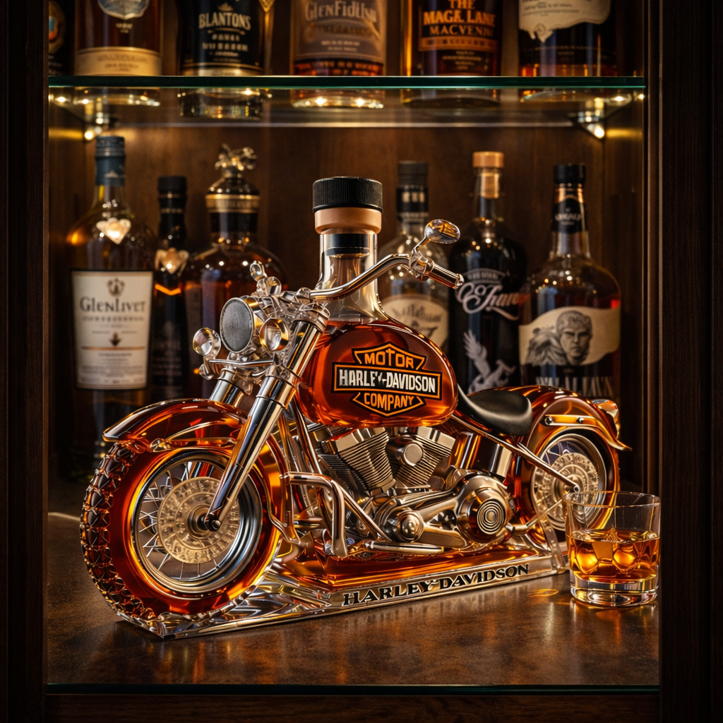 Bouteille de Whisky Harley Davidson - Édition de Collection