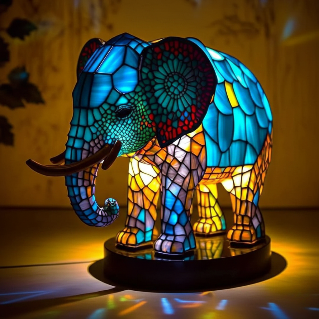 Lampe Artisanale – Noa Dazzling Elephant