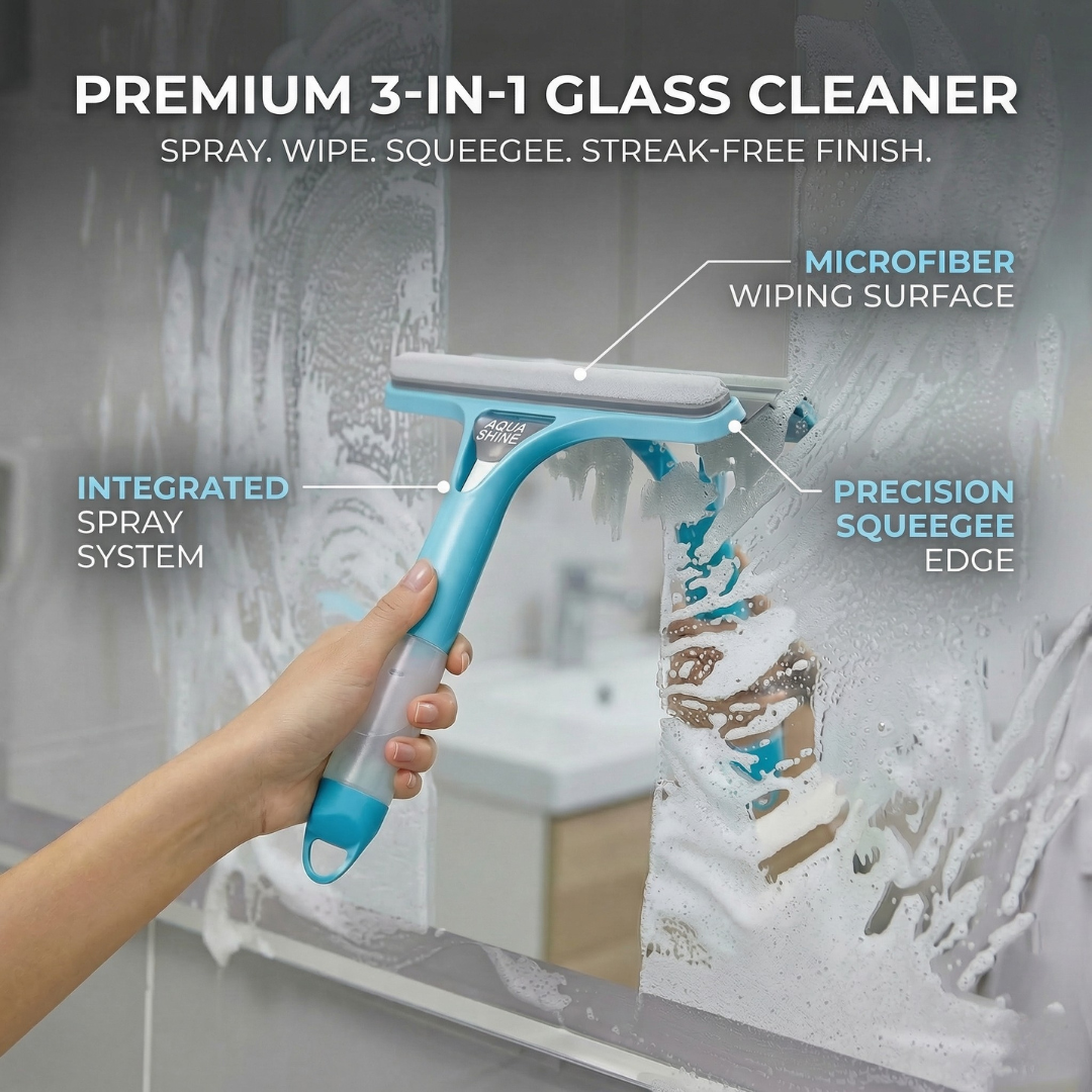 SpraySwipe™ 3-in-1 Window Cleaner