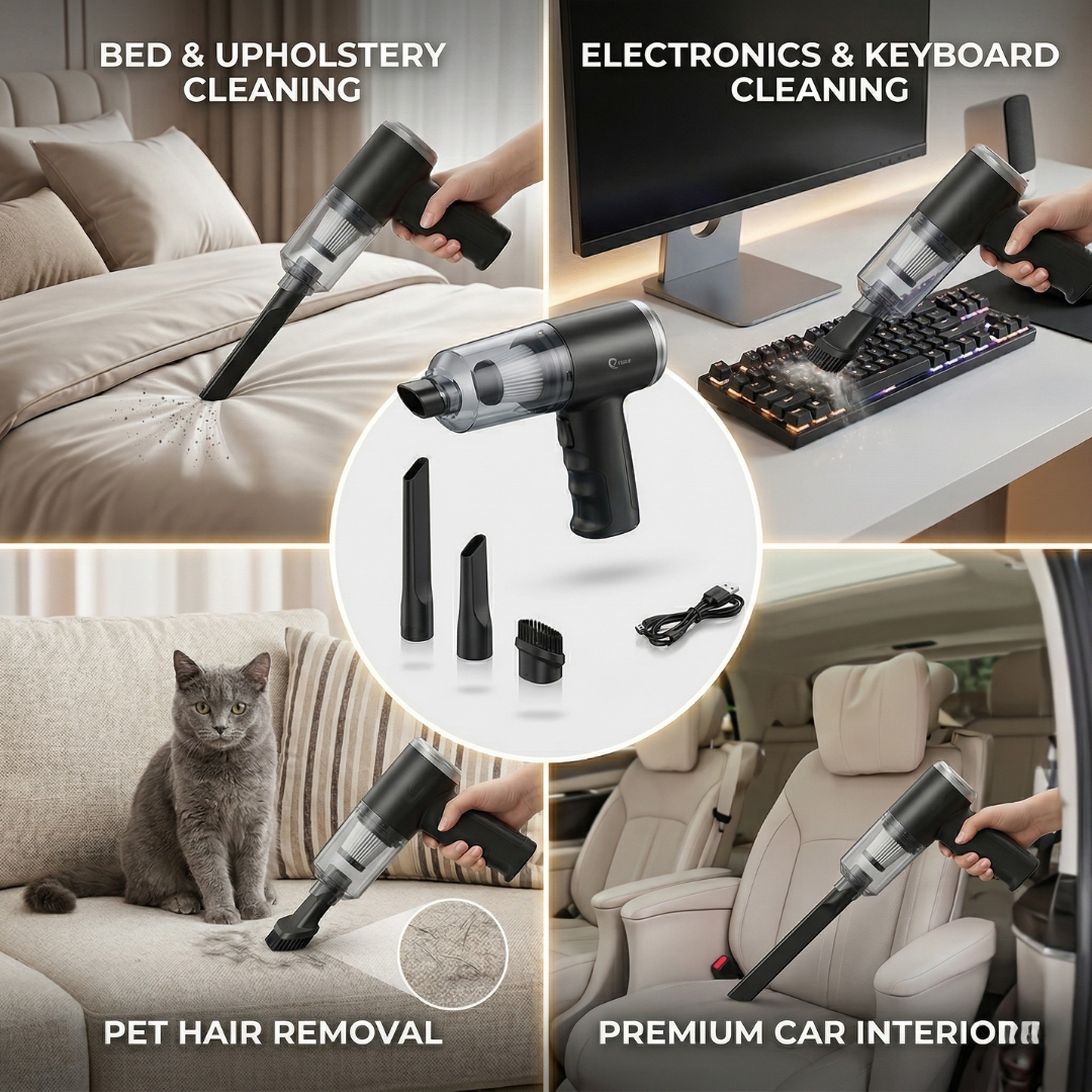 AeroPulse™ Cordless Air Duster & Vacuum Pro
