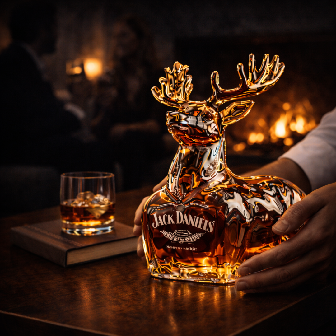 Whisky Jack Daniel's - Édition de Noël Renne : Le Cadeau Parfait pour les Fêtes