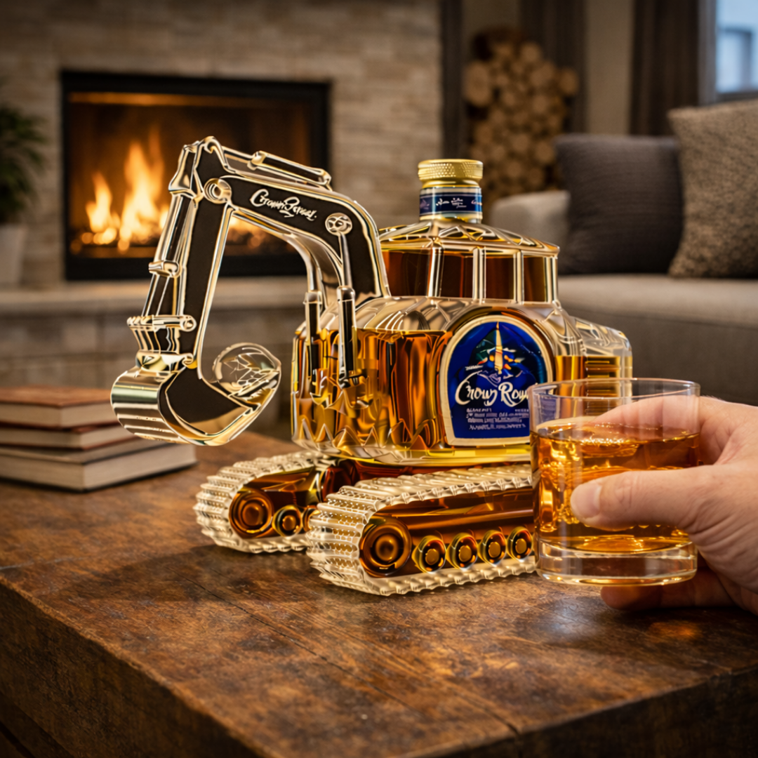 Bottiglia di Whisky - Edizione Escavatore: L'Essenza della Forza