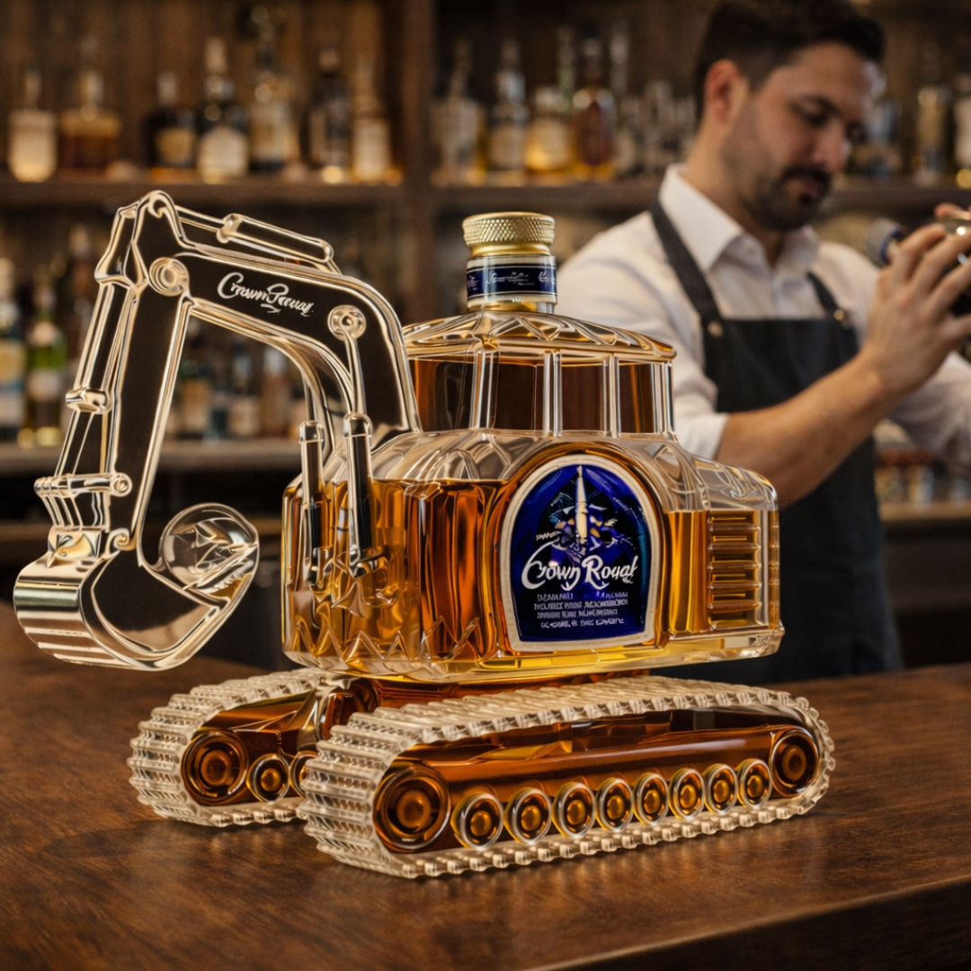 Bouteille de Whisky - Édition Pelleteuse : L'Essence de la Force