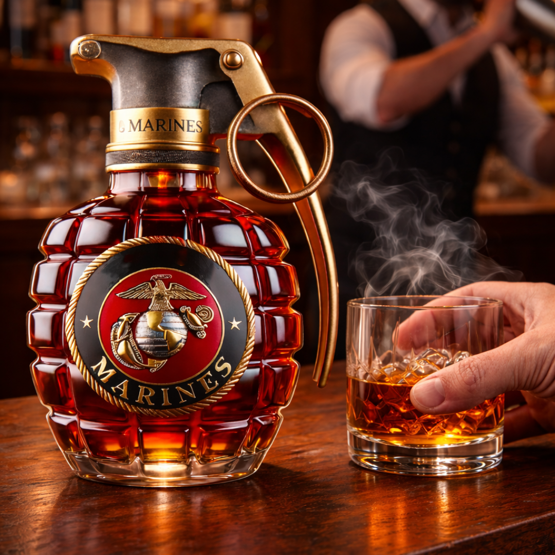 Bouteille de Whisky Grenade - L'Élégance de la Grenade