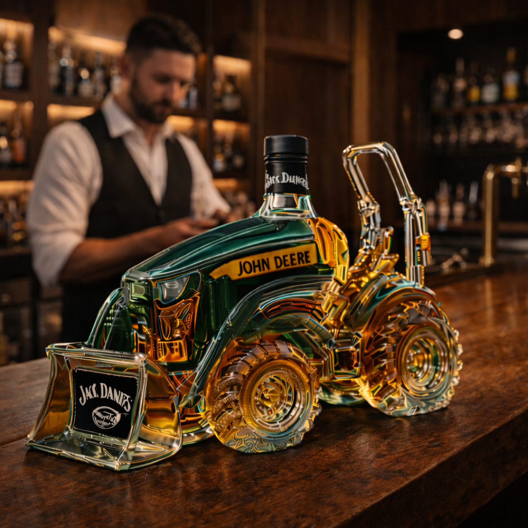 Flasque Jack Daniel's Whisky - Édition Tracteur
