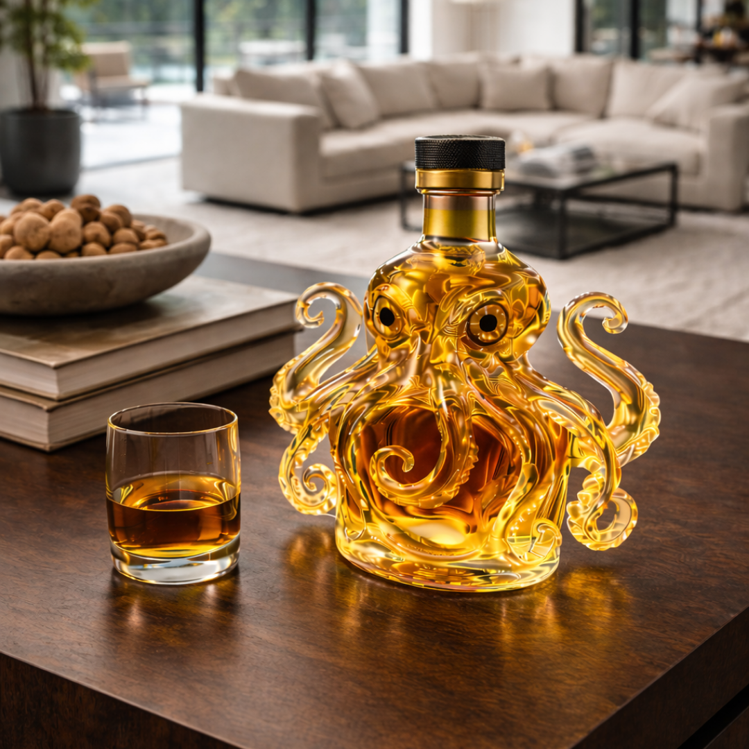 Bouteille de Whisky Édition Poulpe