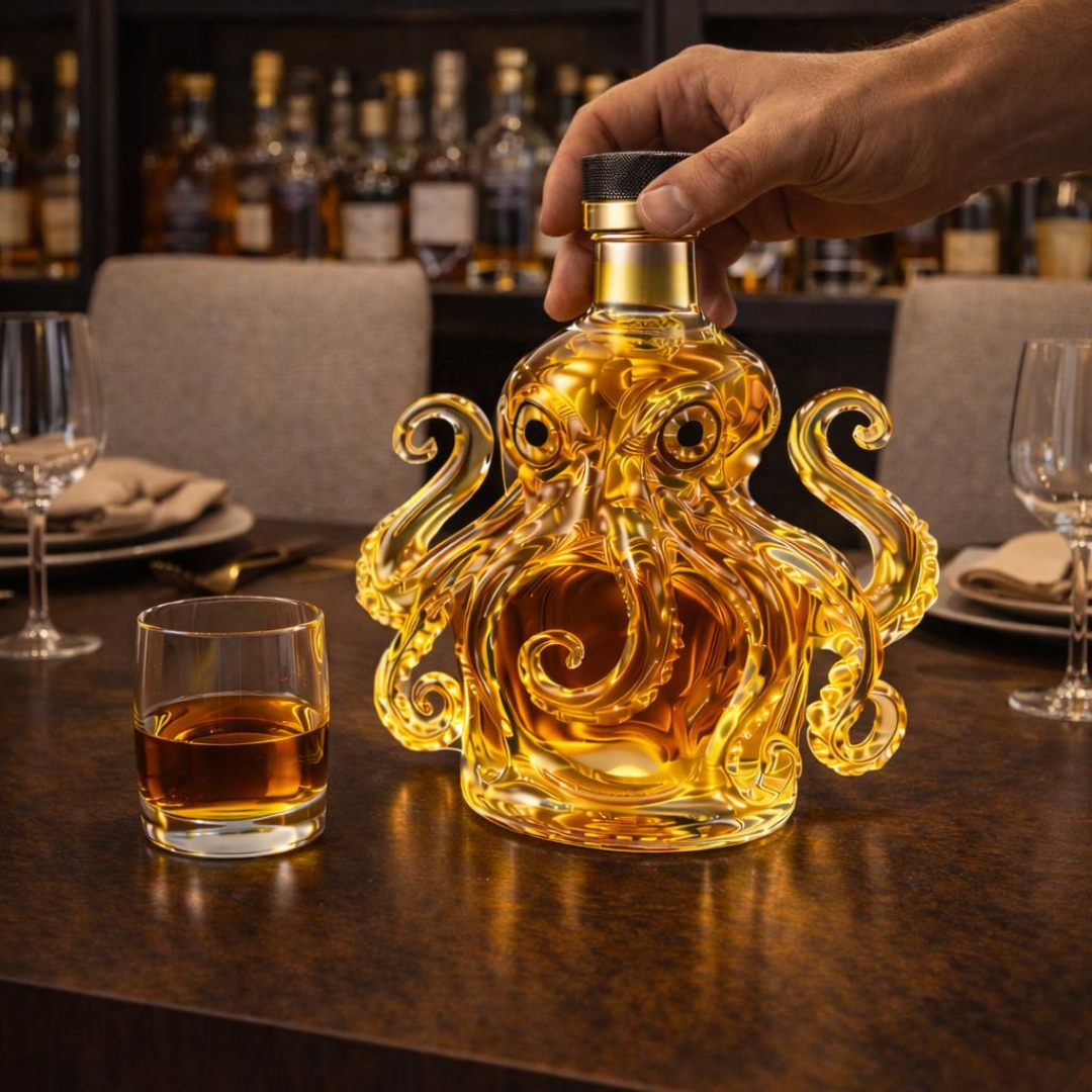Bouteille de Whisky Édition Poulpe