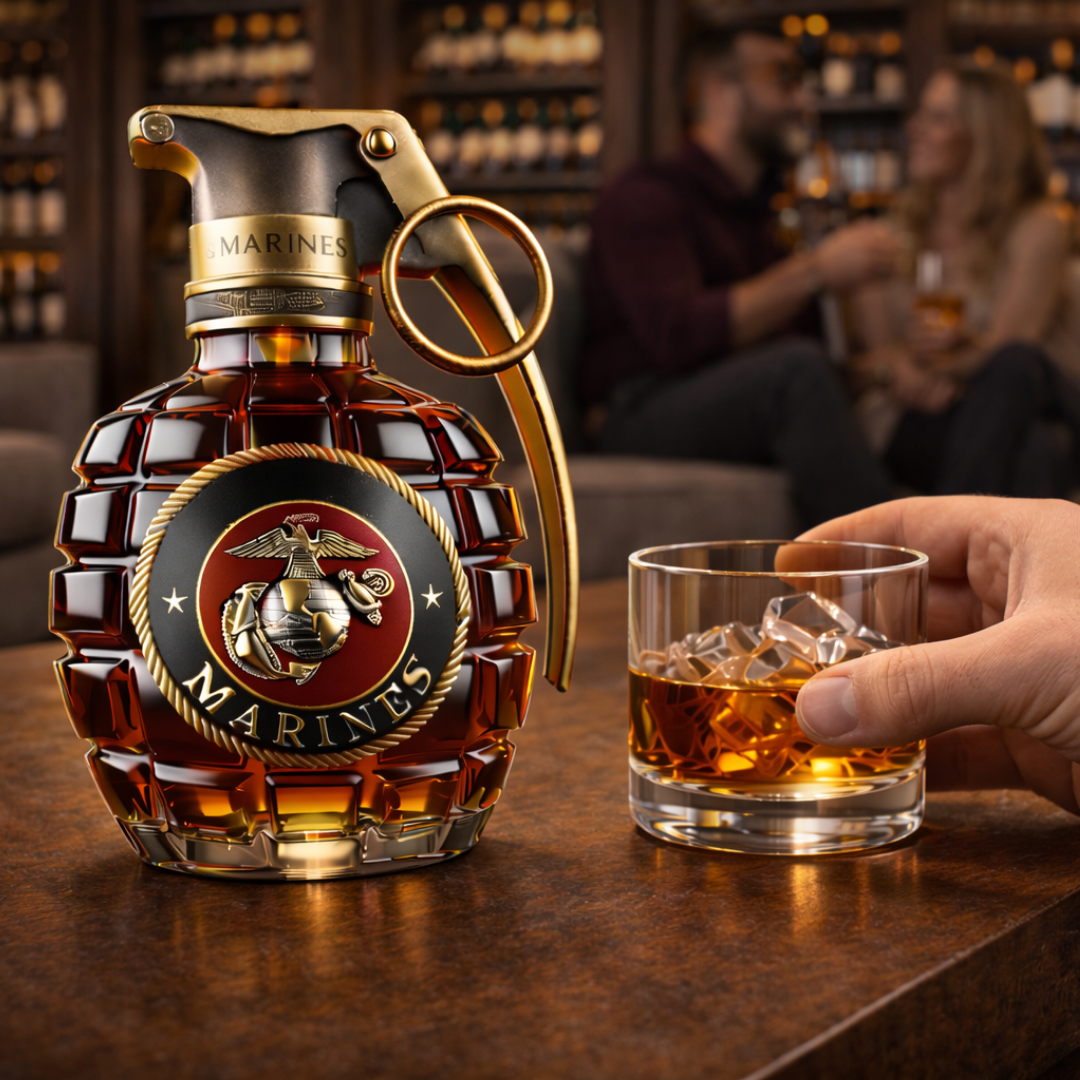 Bouteille de Whisky Grenade - L'Élégance de la Grenade