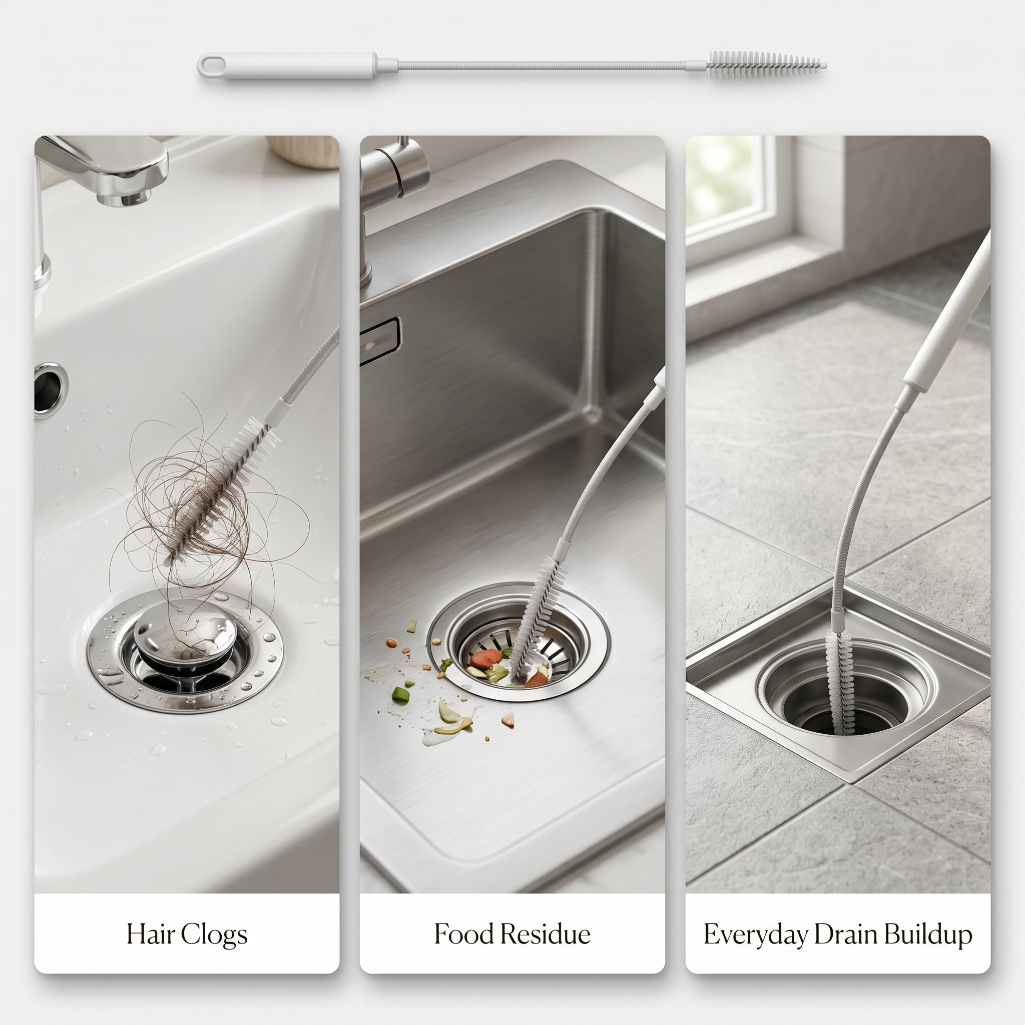 PipeReach™ Flexible Drain Brush