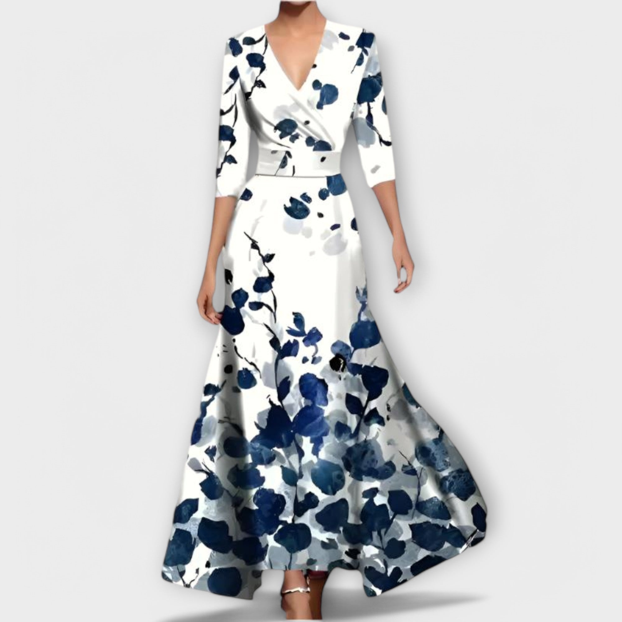 Alma - Robe Élégante Femme à Manches