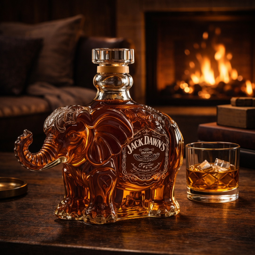 Jack Daniel's Whiskey Flasche - Elephant Edition
