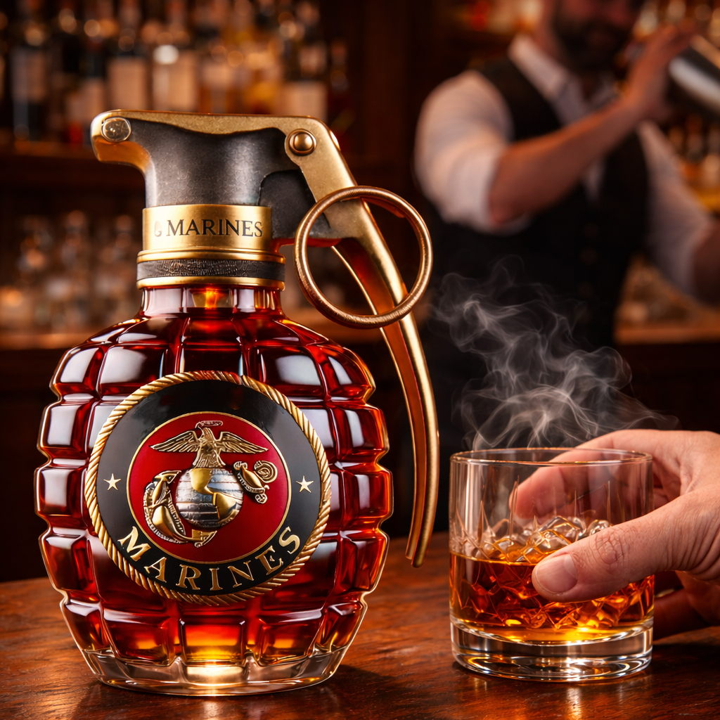 Granaten-Whisky-Flasche – Die Eleganz des Granatapfels