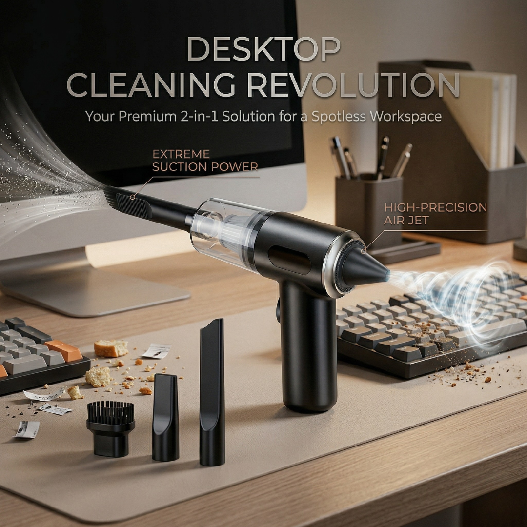 AeroPulse™ Cordless Air Duster & Vacuum Pro