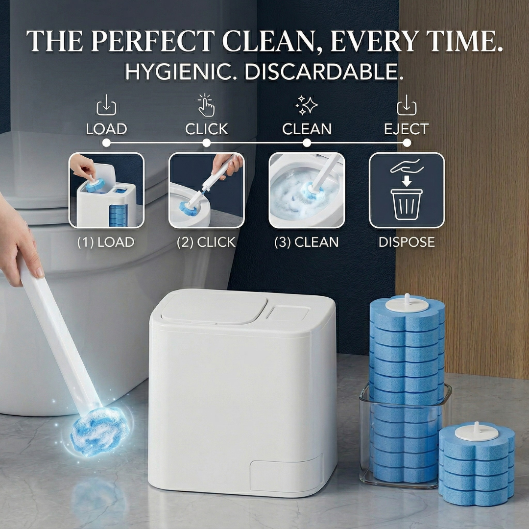PureDrop™ Disposable Toilet Brush System