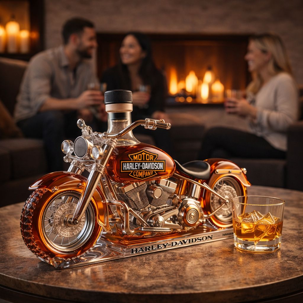 Bouteille de Whisky Harley Davidson - Édition de Collection