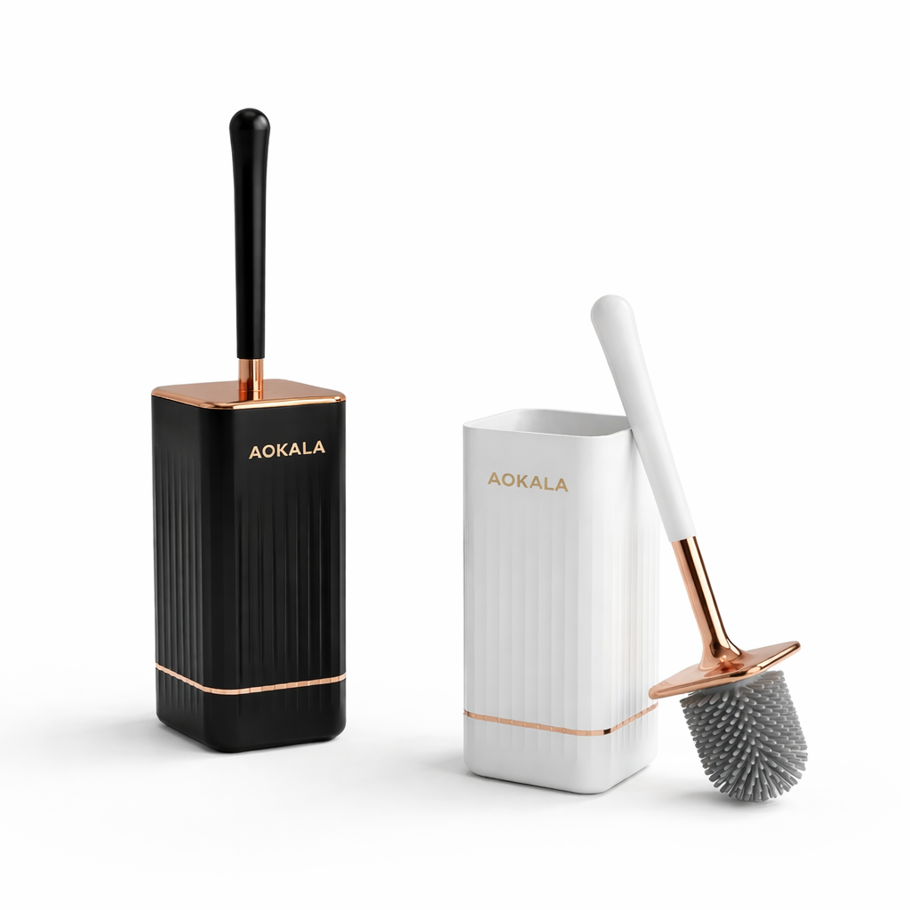 LuxeSil™ Silicone Toilet Brush Set