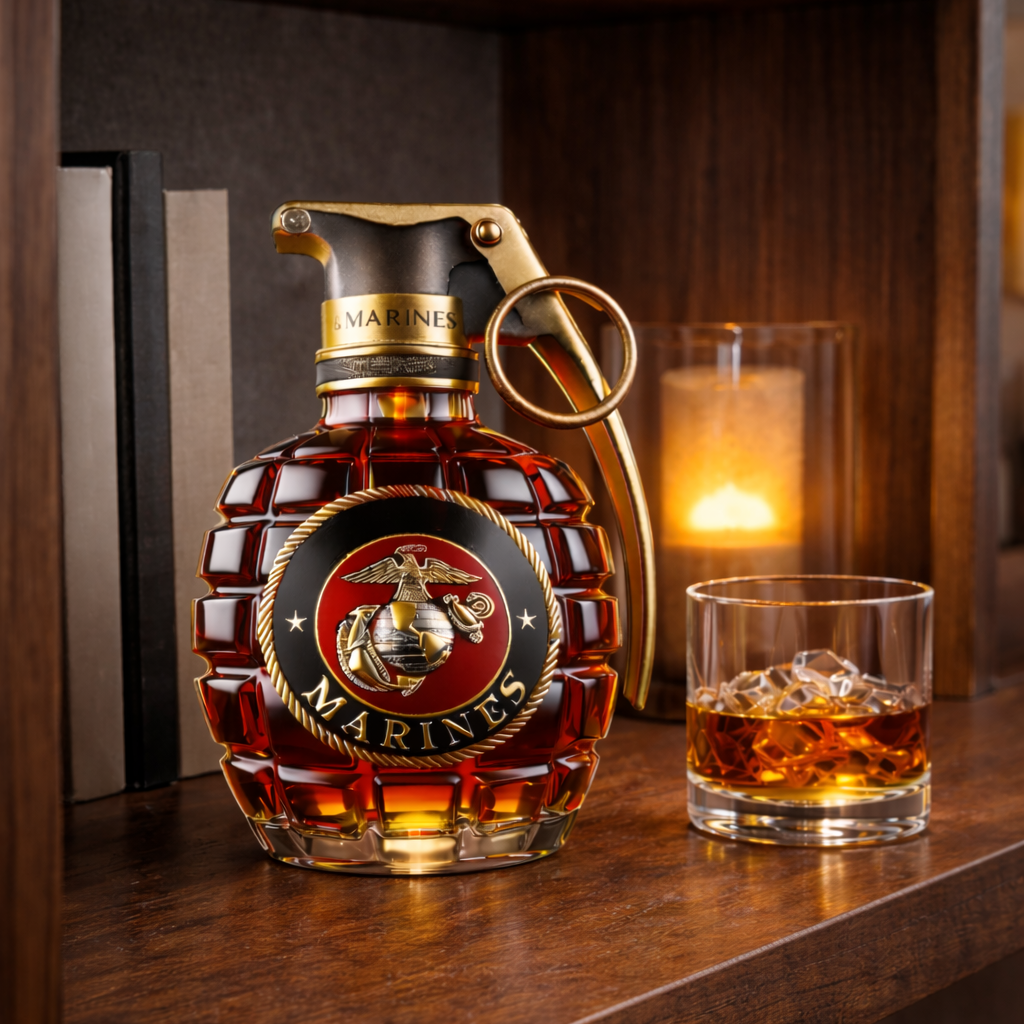 Granaten-Whisky-Flasche – Die Eleganz des Granatapfels