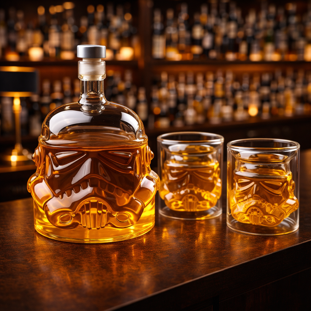 Ensemble de dégustation de whisky : Carafe et verres élégants