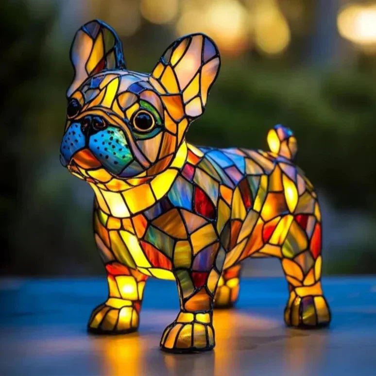 Lampe Artisanale – Amelie Le Bouledogue Français de Gentle Glow