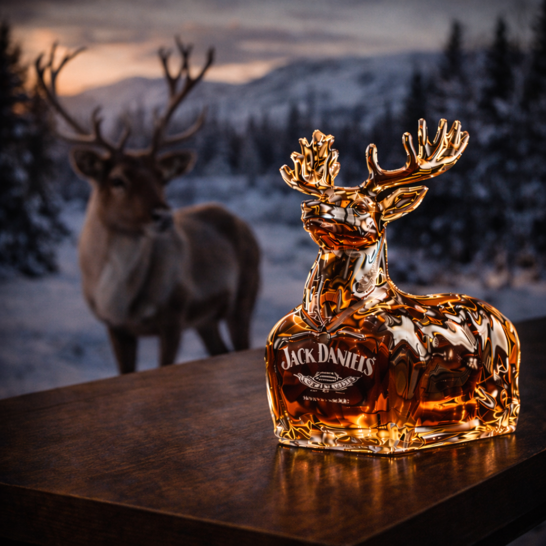 Whisky Jack Daniel's - Édition de Noël Renne : Le Cadeau Parfait pour les Fêtes