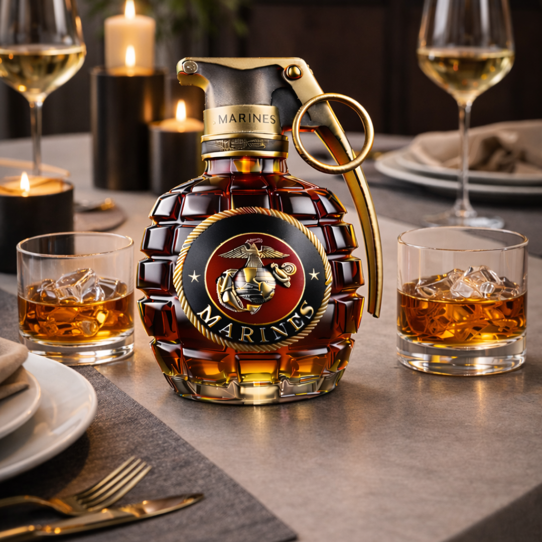 Granaten-Whisky-Flasche – Die Eleganz des Granatapfels