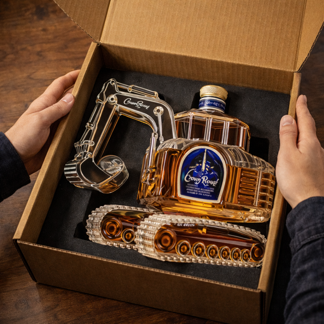 Bouteille de Whisky - Édition Pelleteuse : L'Essence de la Force