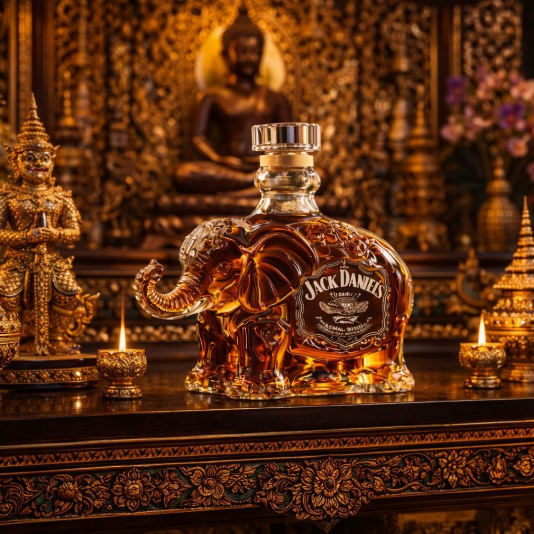 Jack Daniel's Whiskey Flasche - Elephant Edition