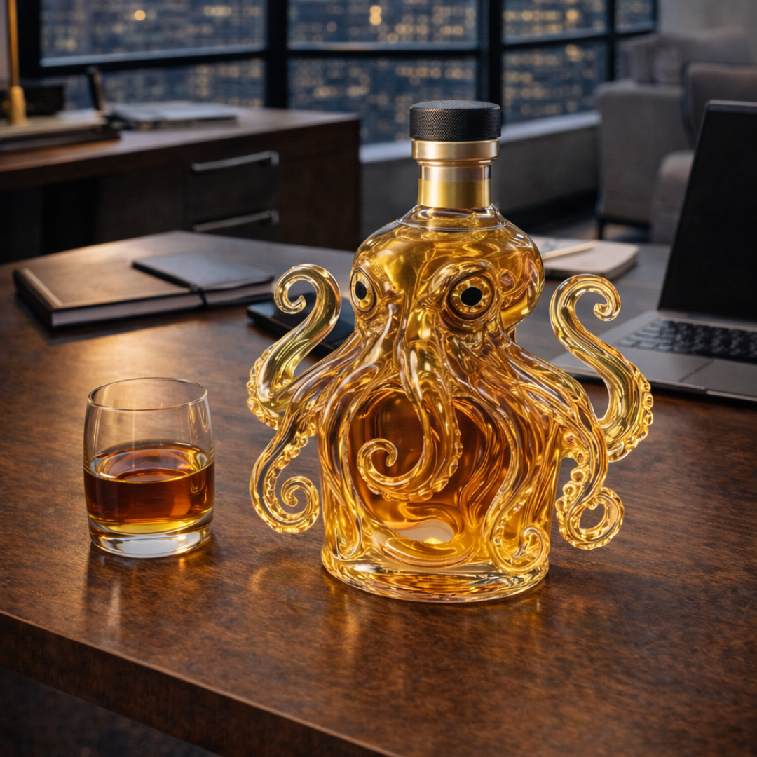 Bouteille de Whisky Édition Poulpe