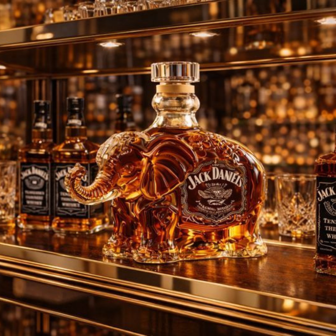 Jack Daniel's Whiskey Flasche - Elephant Edition