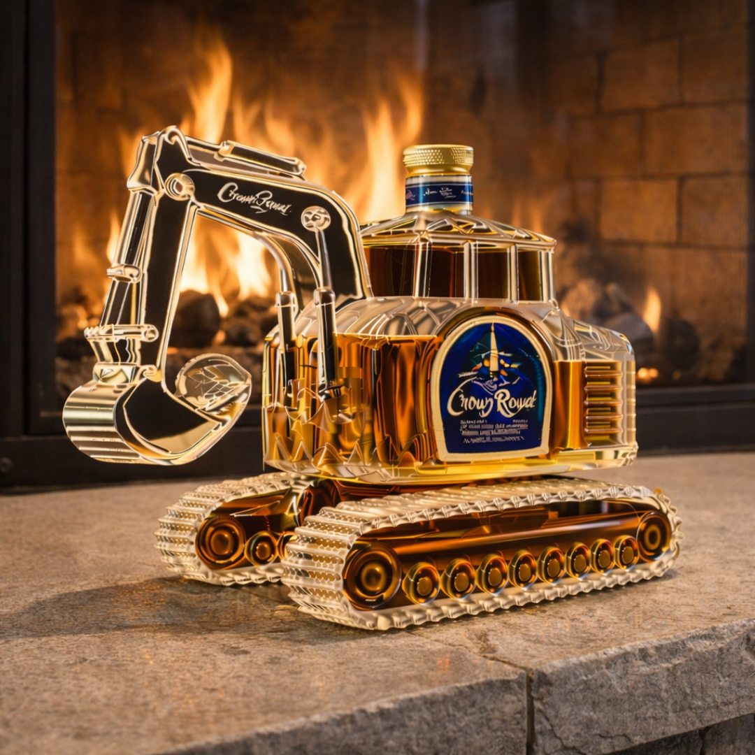 Bouteille de Whisky - Édition Pelleteuse : L'Essence de la Force