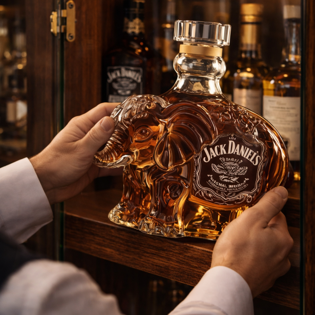 Jack Daniel's Whiskey Flasche - Elephant Edition