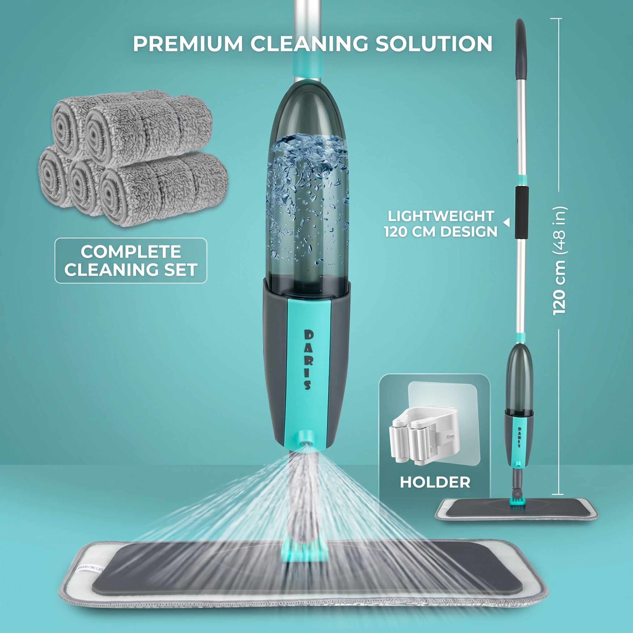 AquaSweep™ Microfiber Spray Mop