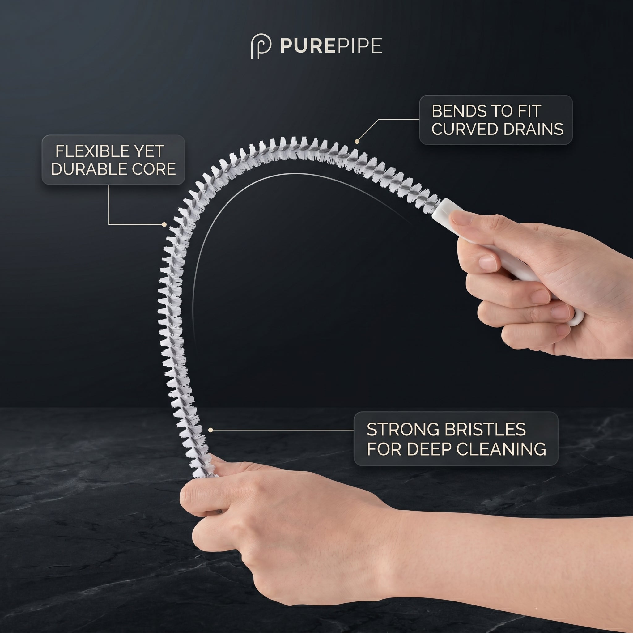 PipeReach™ Flexible Drain Brush